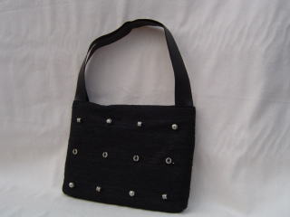 ビーズ付シルクBAG