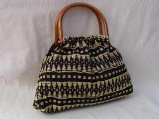 藤手口のかばん(シルク