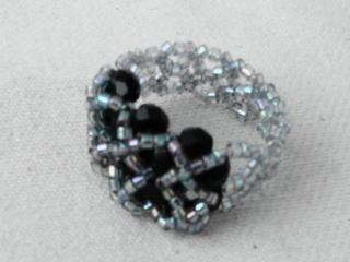 プレート編みリング