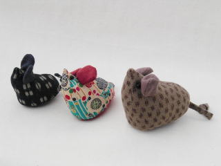 親子ねずみ 3匹